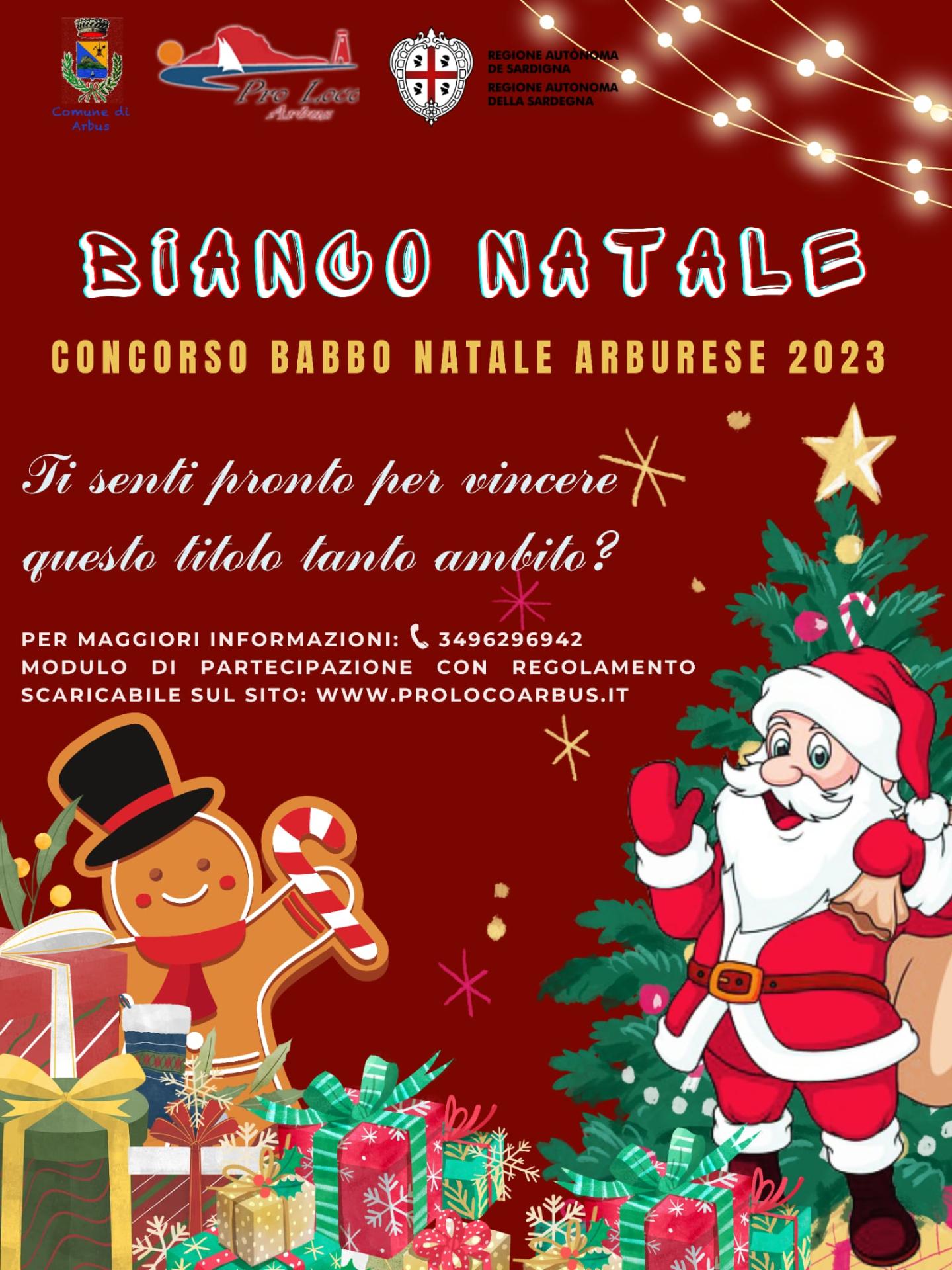 Locandina del concorso Babbo Natale