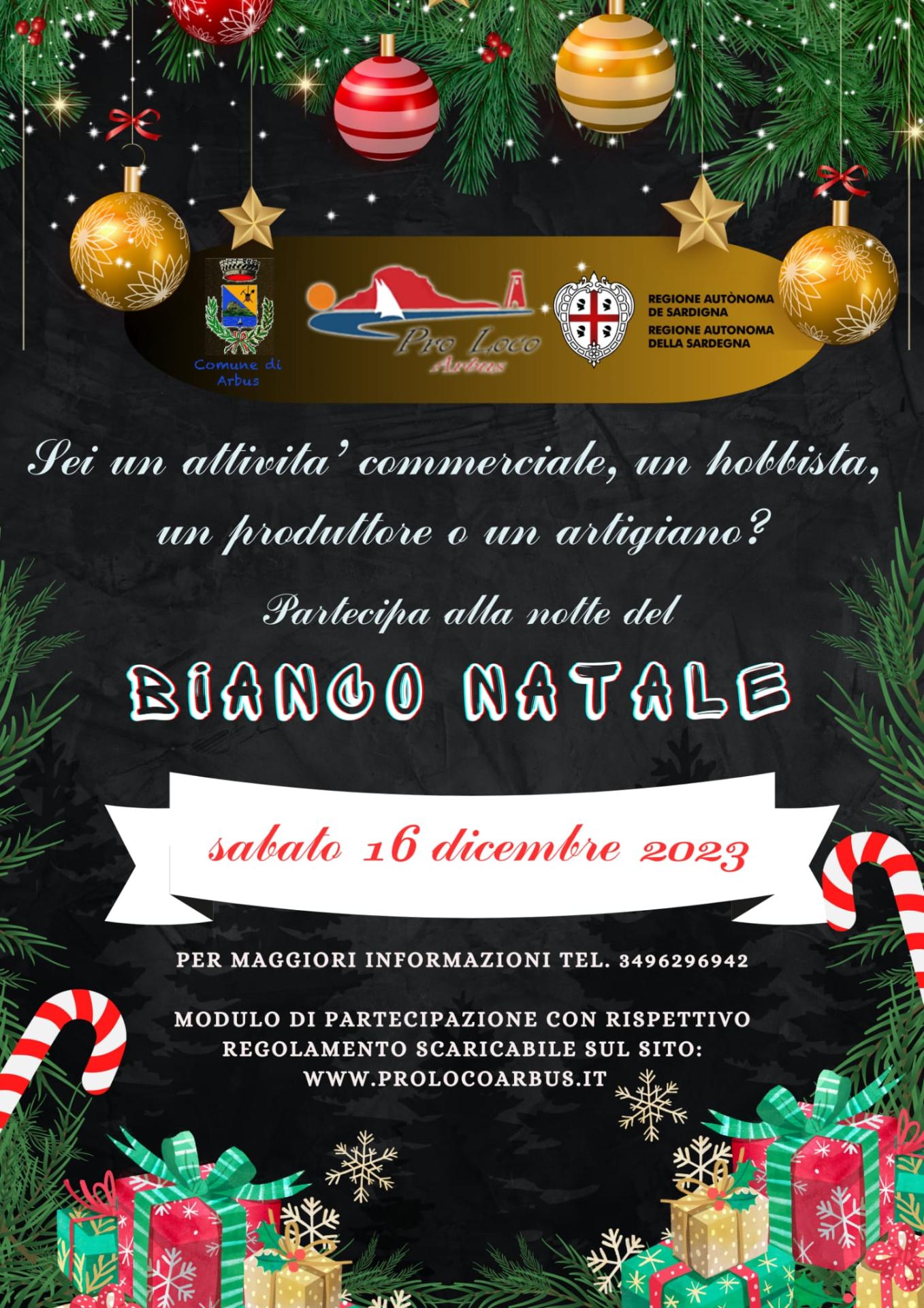 Locandina dell'evento Bianco Natale 2023